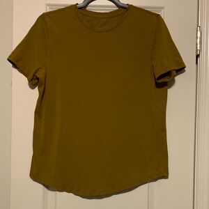 Lululemon Love Crew T-Shirt, spiced bronze 
Sz 8, Good Condition